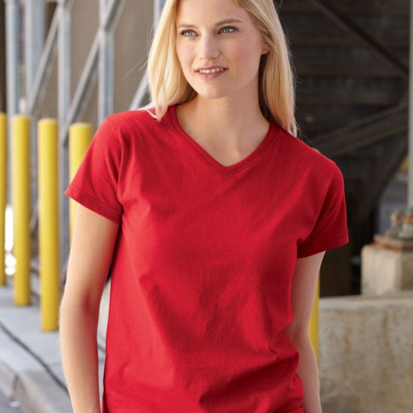 HD Cotton Women's V-Neck T-Shirt Thumbnail