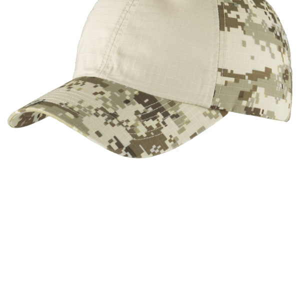 Colorblock Digital Ripstop Camouflage Cap Thumbnail