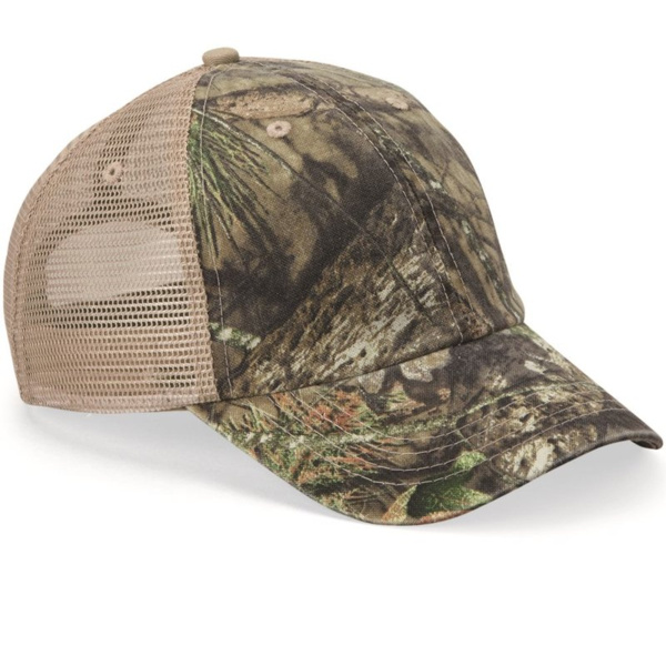 Licensed Camo Washed Mesh Cap Thumbnail