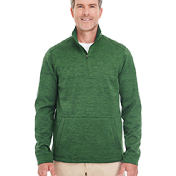 Men's Newbury Mélange Fleece Quarter-Zip Thumbnail