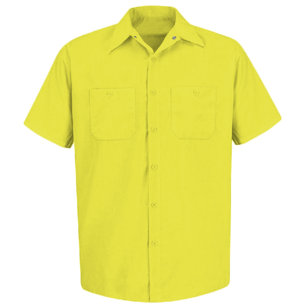 Men's Tall Enhanced Visibility Short Sleeve Work Shirt Thumbnail