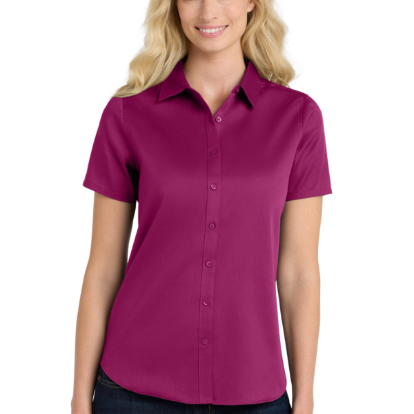 Women&#39;s Short Sleeve SuperPro React Twill Shirt Thumbnail