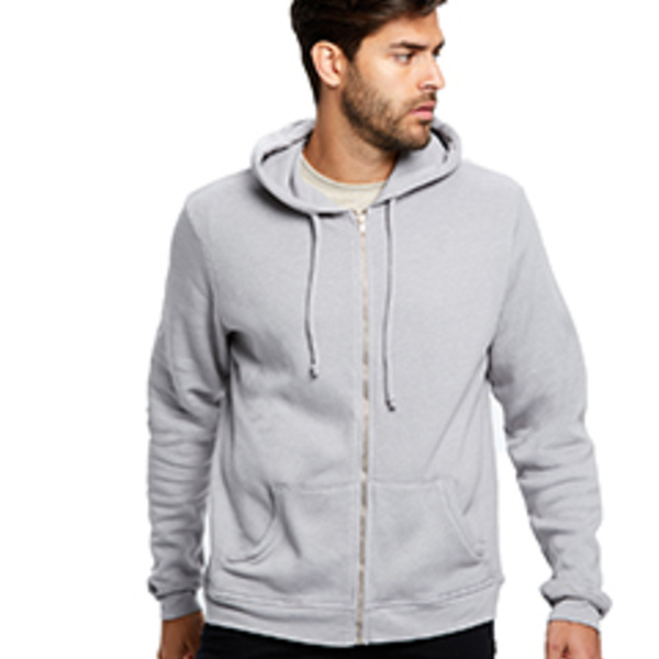 Unisex USA Made Heavyweight Loop Terry Full-Zip Hooded Sweatshirt Thumbnail